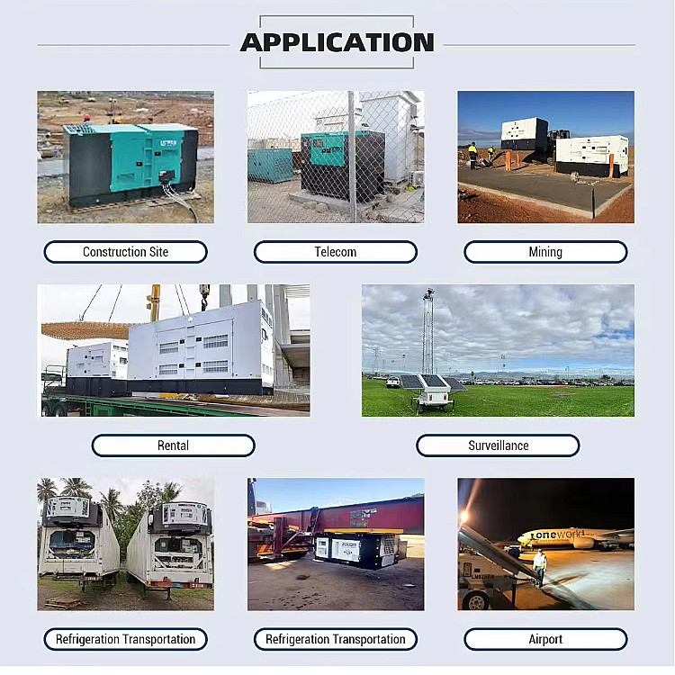 Silent Generator Diesel Hospitals Backup Power Diesel Generator Air Cooled Silent Diesel Generator