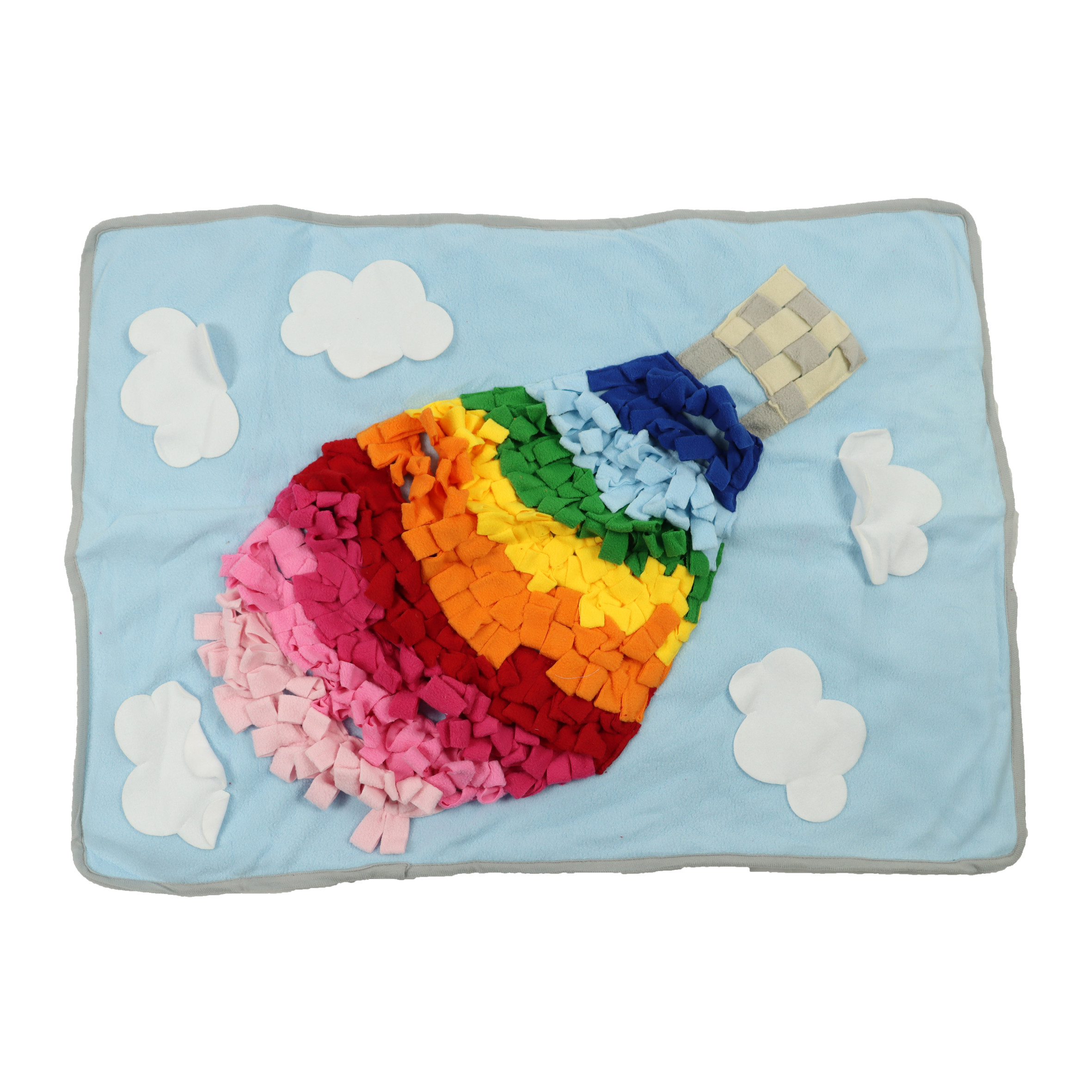 Hot Air Balloon Dog Snuffle Pad Cat Washable Sniffing Dog Feeding Mats 80x60cm