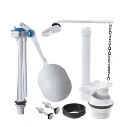 Toilet Water Tank Fittings Adjustable Fill Valve With Adjustable Overflow Pipe Height