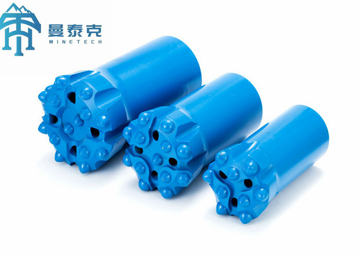 T38 Thread Button Bit 76mm, High Frequency Welded Tungsten Carbide