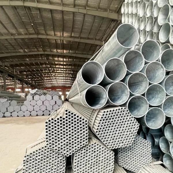 Factory Price Anti-corrosion Galvanized Round Pipe Hot-dip Galvanized Pipe for Greenhouse Steel Structure