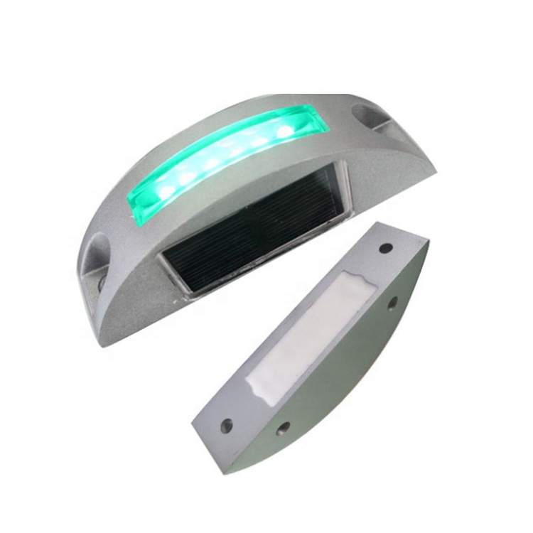 High Reflection Semi-circle Solar Road Stud for Highway Made of Aluminium PC Material