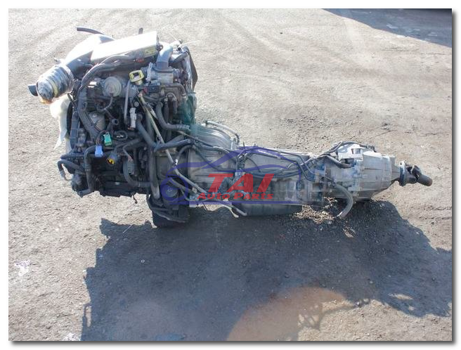 Japan Used Engine Assy 4JX1 Diesel Engine With Gearbox For Isuzu Steel Body Construction