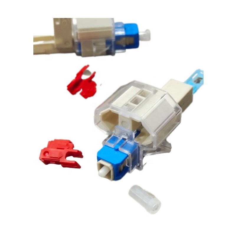 FTTH Fiber SC 3 point Fast Connector For On-site Assembly with Descent Fiber Cables