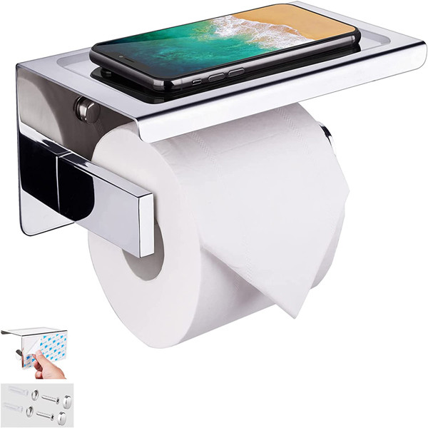 Black Toilet Hole Free Paper Towel Box 304 Stainless Steel