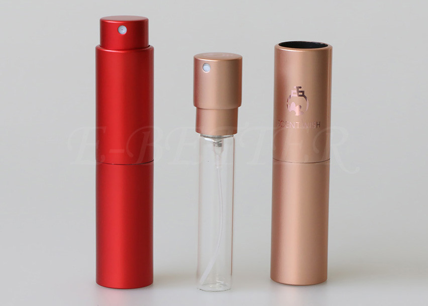 15ml Black Twist And Spritz Atomiser Travel Size Perfume Dispenser Holder