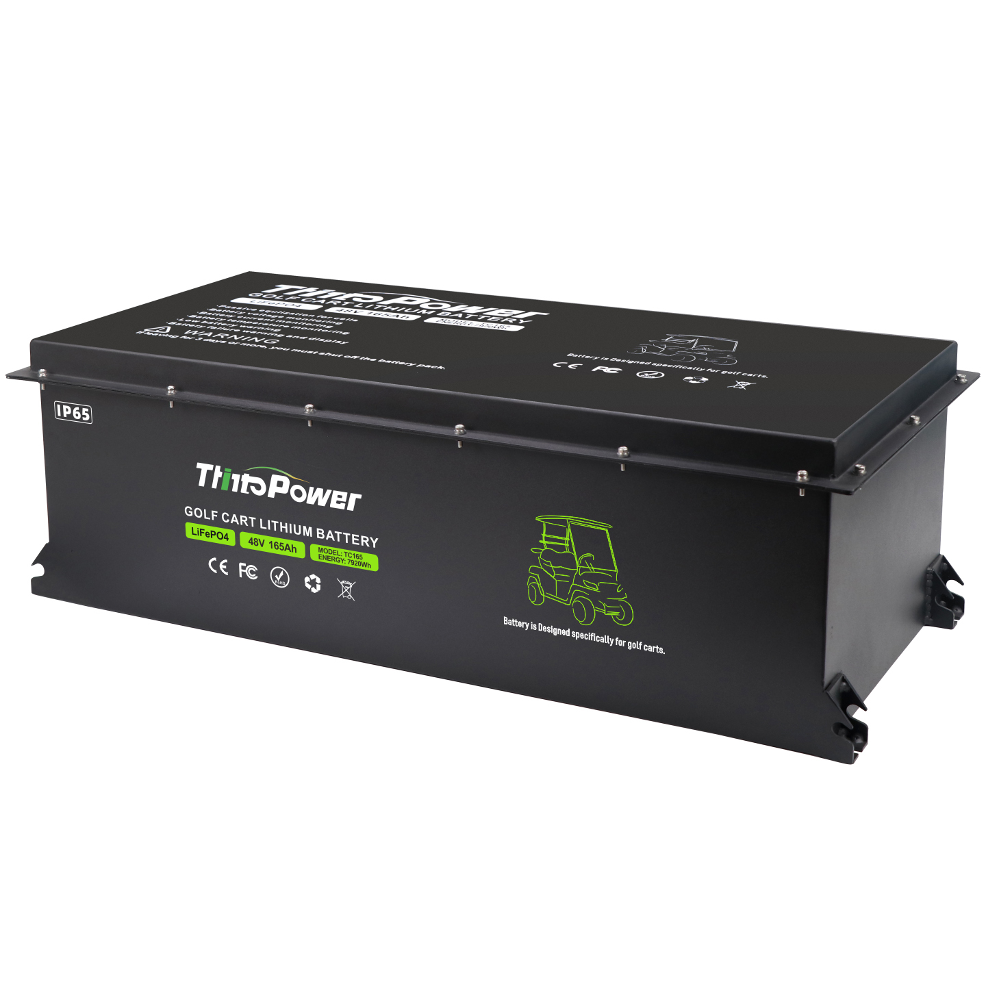 Golf Cart Lithium Battery 48v 165Ah Capacity Designed for Vehicles Long Lasting Power
