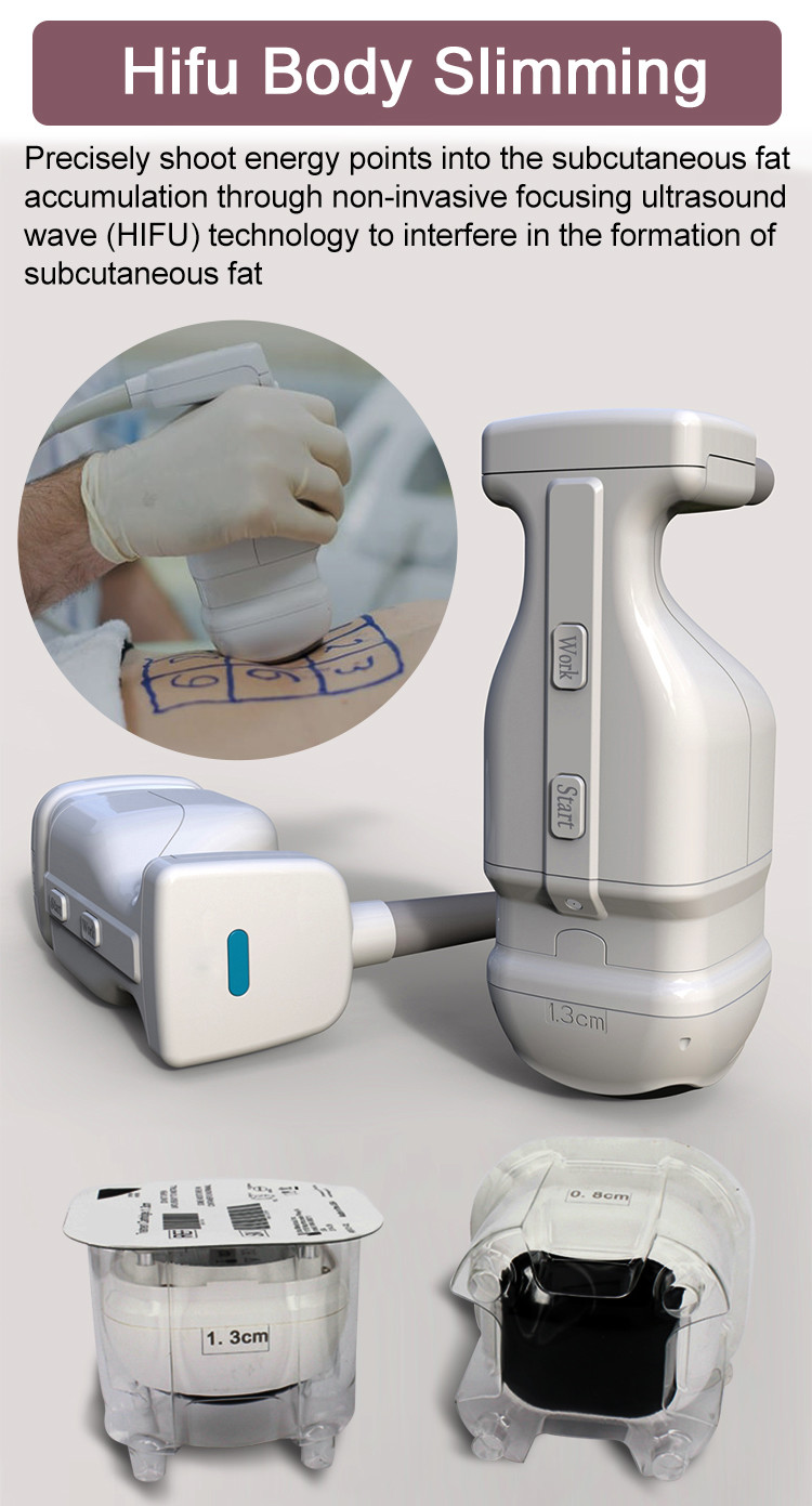 Liposonic HIFU Machine 1-20J@500 Shoots 50 Kg Weight For Professional Treatment