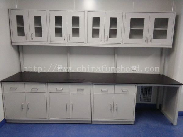 Chemical Resist Laboratory Workbench Furniture Sidebench Electric Supply Optional