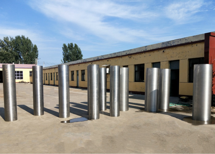 Inner Diameter 1250mm Wire Mesh Drum Full Welded For Waste Water