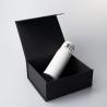 Buy cheap 157gsm Art Paper Black Gift Box With Lid Foldable Rigid Magnetic Packaging from wholesalers