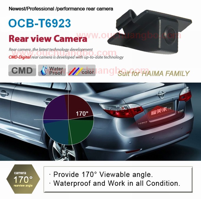Ouchuangbo car parking waterproof IP68 night Honda Family OCB-T6923