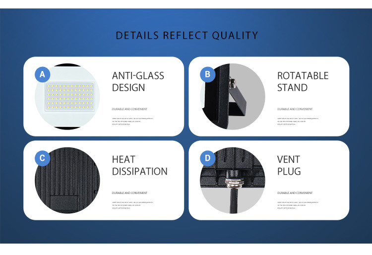 AC85-265V Waterproof IP65 For Playground 10w 30w 50w 80w 120w 250w 400w 500w Slim Led Floodlight 12V
