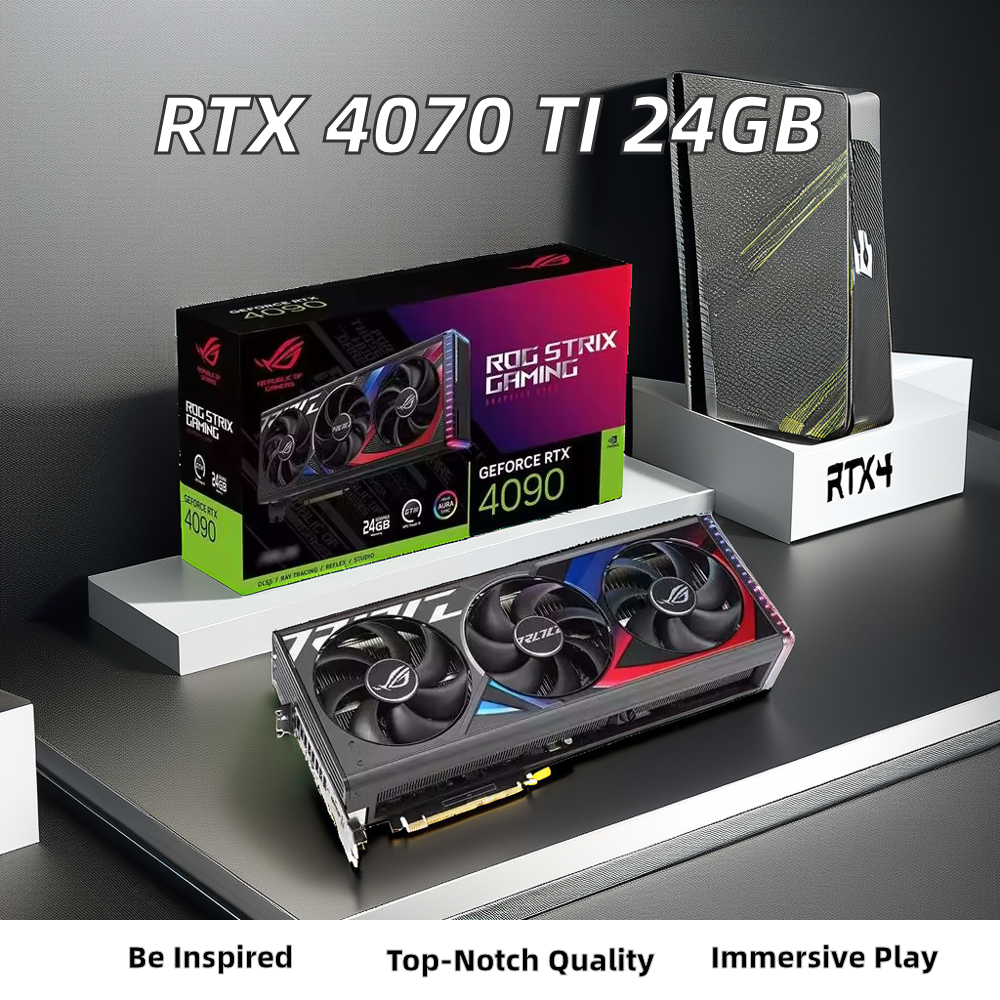 New Arrival 40 Series RTX 4070 Ti Gaming GPU 24GB N Vidia RTX 4070 with GDDR6 Video Memory Laptop Desktop Workstation