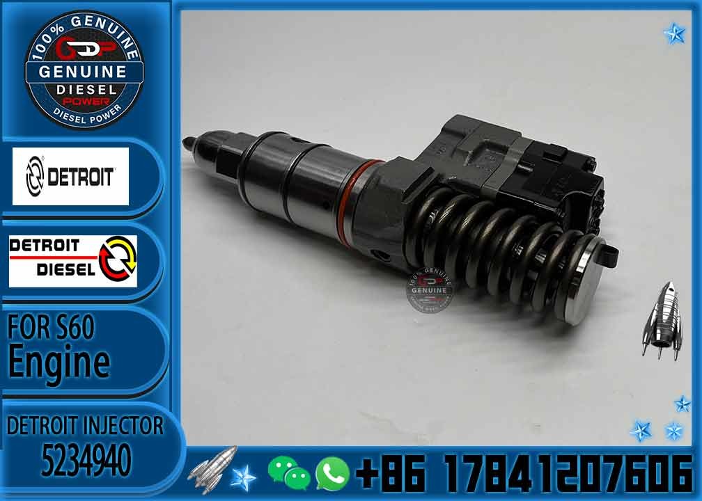 Engine 6067GU60 For Detroit Diesel Fuel Injector R5234940 5234940 For Ford, Freightliner, Kenworth, Peterbilt, VOL, We