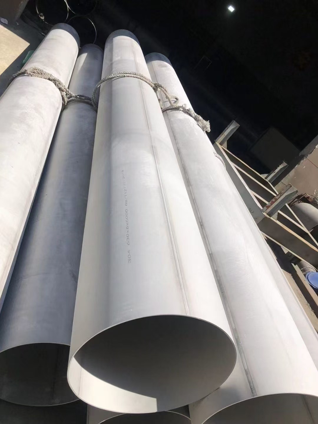 6000mm 12000mm Stainless Steel Pipe 316L 321 310S Waste Water Treatment Plant Tube