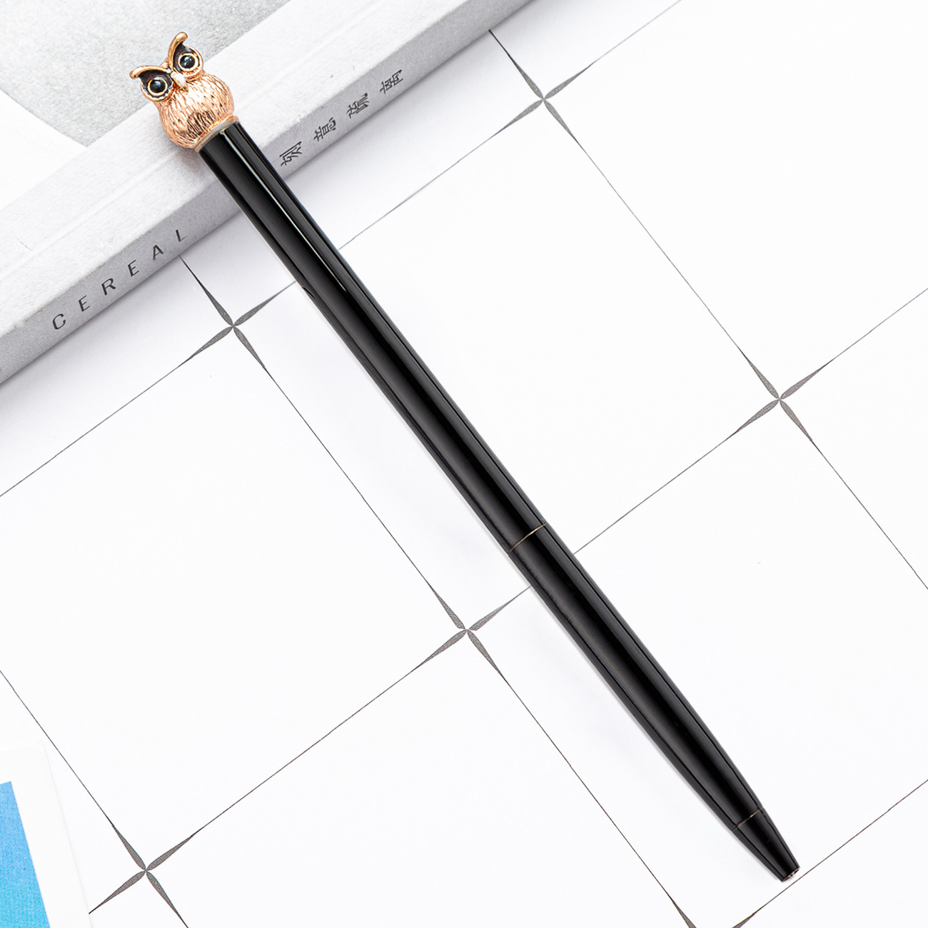 2022 Popular Custom Logo Owl Ballpoint Pen with Fast Shipping and Gel Pen Novelty