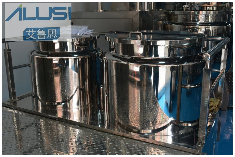 50L 100L 200L 300L Hydraulic Lifting Vacuum Homogenizer Mixer for Cosmetics