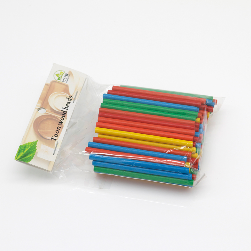 Colorful Birch Wood Montessori Toy Unisex Wooden Counting Sticks
