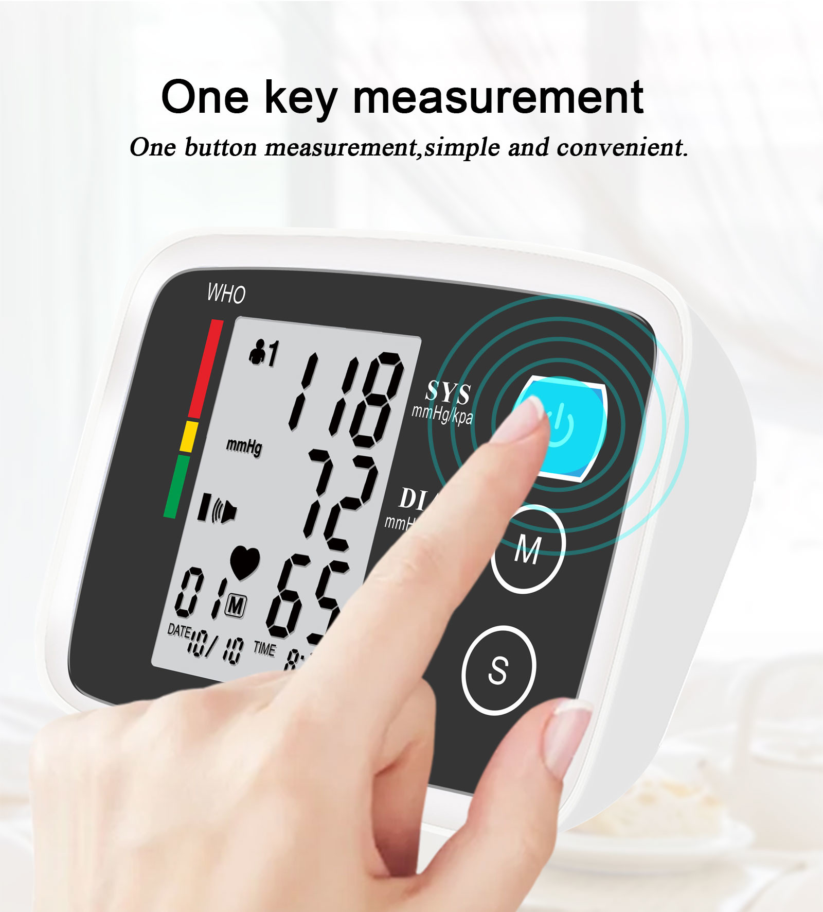 510K CE Arm Blood Pressure Monitor Digital BP Machine Sphygmomanometer OEM