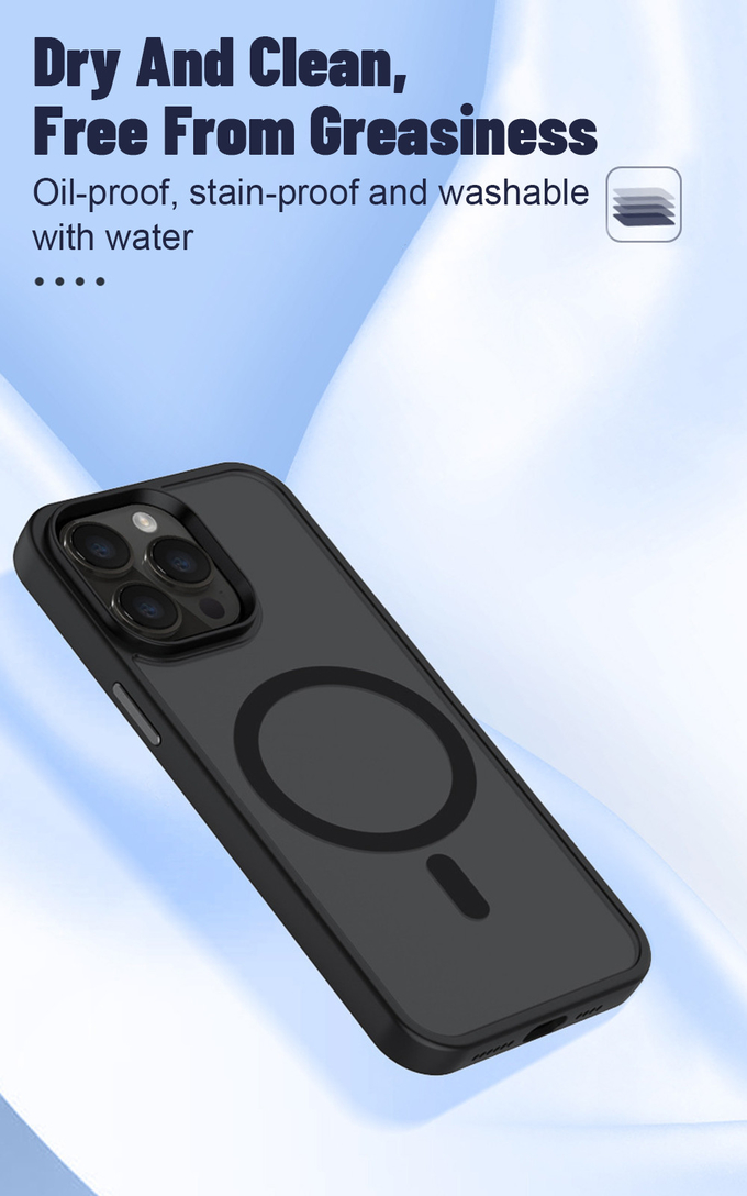 Soft TPU Bumper Magnetic Case Shockproof For IPhone 16 15 14 Pro Max