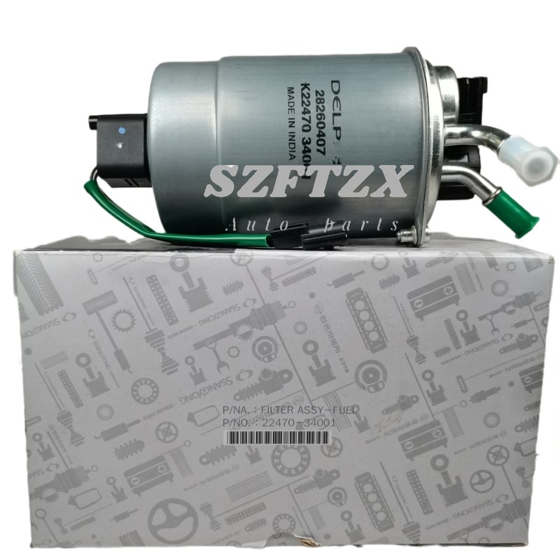 Genuine New 2247034001 22470-34001 Water Separator Fuel Filter for Ssangyong Actyon Rexton Stavic 2.0T Korando