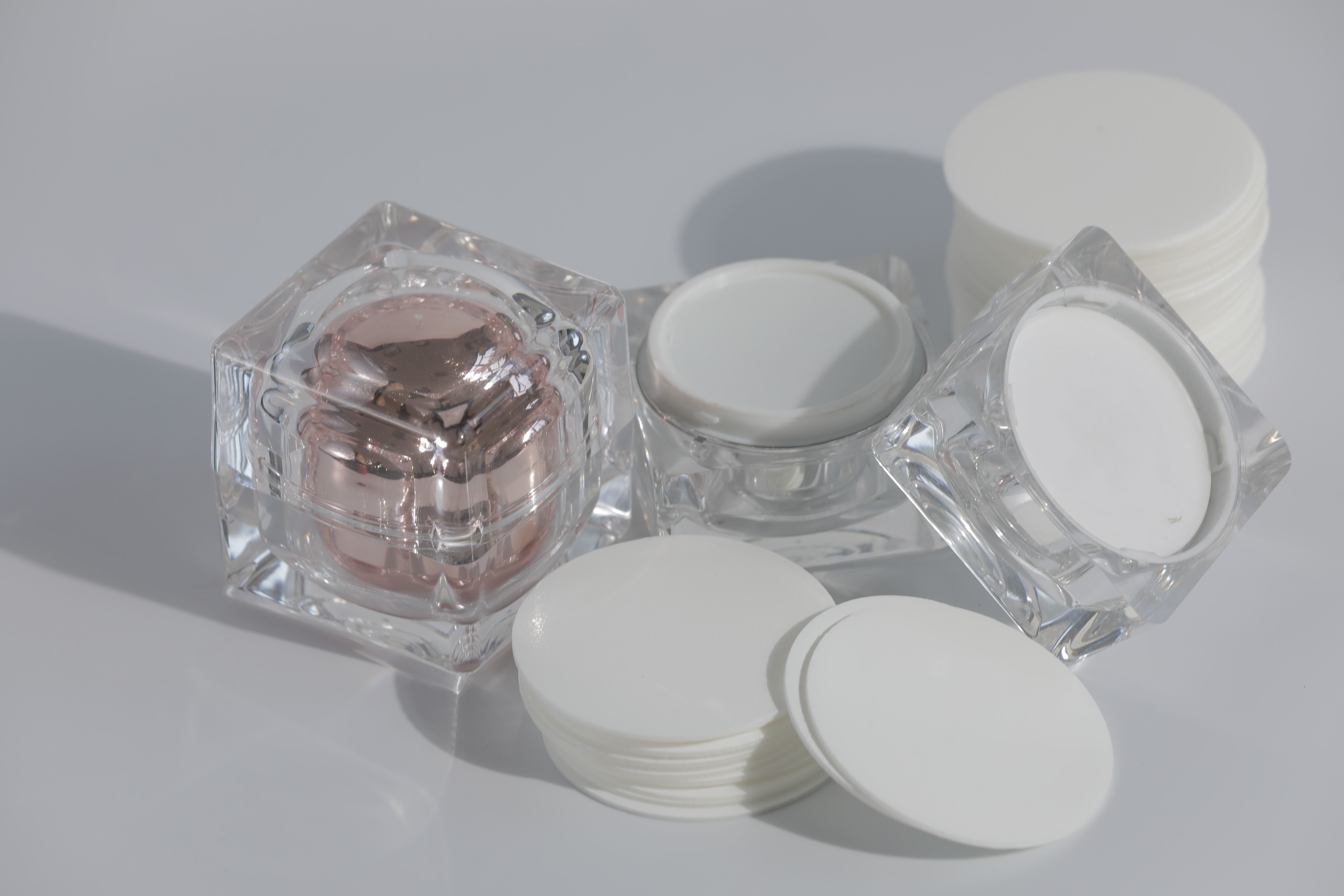 White Soft PVDC Foam Liner Cap Wad / Lid / Liner For Bottle