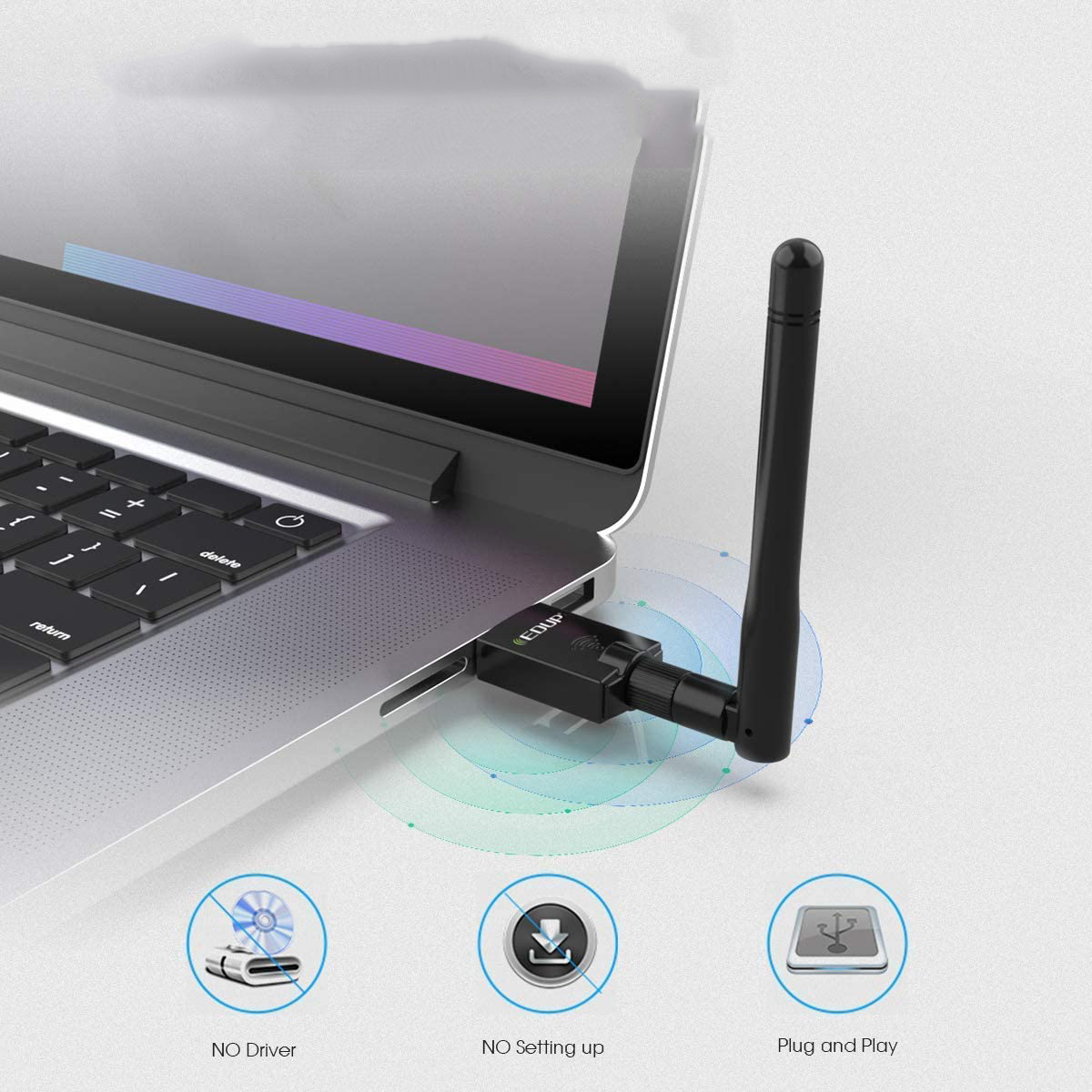 Wireless Mini Dongle Alfa USB WiFi Adapter for LAPTOP Wireless Connectivity Dongle
