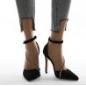 Buy cheap Customized OEM Women Pointed Toe Pumps Crystal Glitter Square Buckle from wholesalers