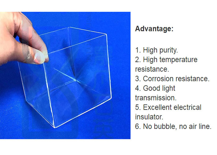 Anti Corrosion Fused Quartz Urn 2.2g/Cm3 Chemical Reaction