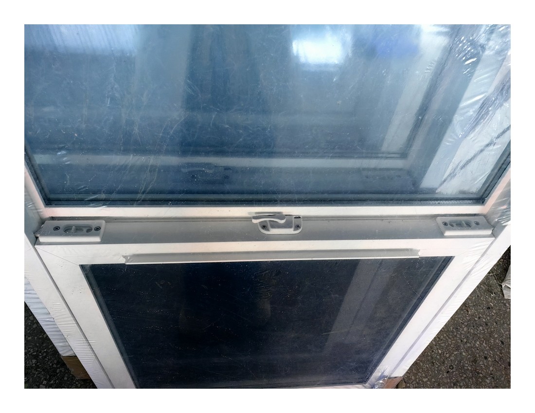 Customized UPVC Single Hung Double Hung Windows With Double Tempered Glass