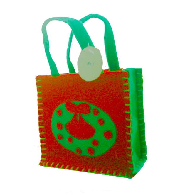2021Eco-Friendly ladies felt shopping bag women handbag tote bag leisure felt fabric bag promotional custom logo