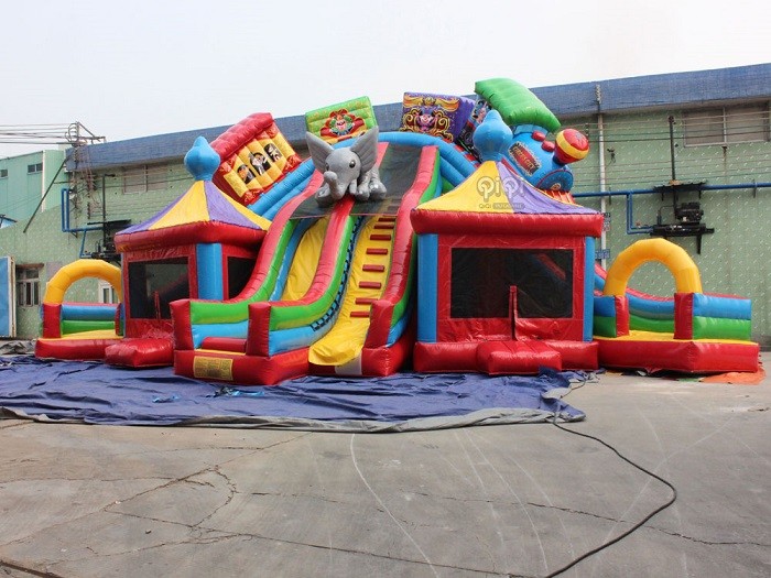 Outdoor Inflatables Bouncy Castle , Inflatable Party Game Toys Kids Mini Inflatable Jumper