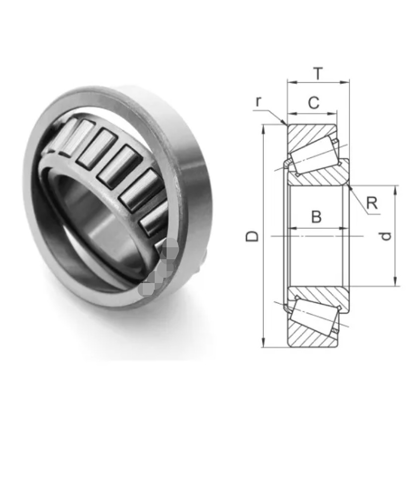 130MM Diameter P5 Taper Roller Bearing 30312D 30312 D