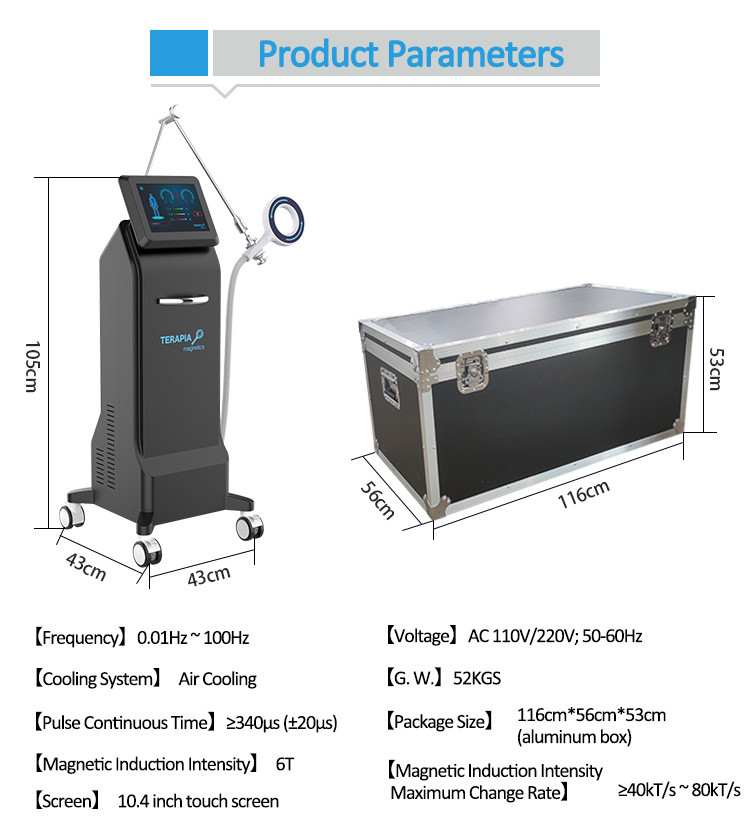 PEMF Pulsed Electromagnetic Field Machine For Fast Rehabilitation