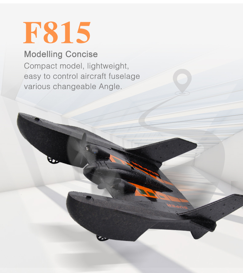 Durable and State of Assembly Toys Outdoor Rc Plane Remote Control Airplane 2.4ghz 2 Channels Rc Airship Black Foam Flying Toy