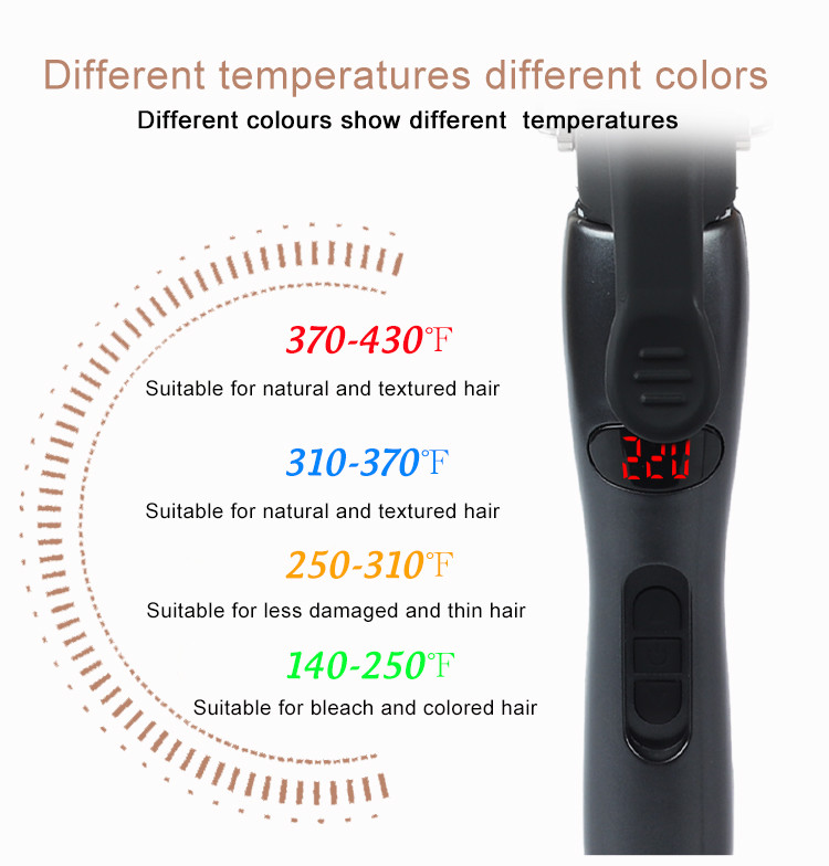 Dual Voltage Three Barrel Hair Waver 1 Inch For Salon And Travel