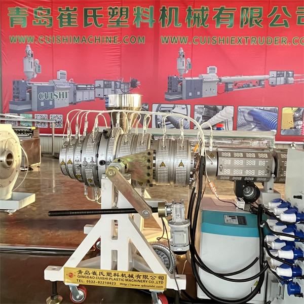 manufacturer PE 110-315mm PE pipe line pp pipe extrusion line SJ75/38 extruder