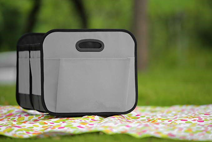 Foldable Cargo Trunk Organizer Bags , Truck Organizer Bag With Reinforced Handles