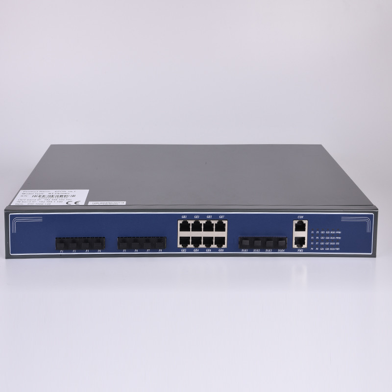 Fiber Optic Network 8 Port EPON GEPON OLT