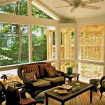Residence Panoramic Glass Sunroom Terrace Clear Laminated Glass And Aluminum