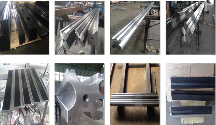 160 Ton CNC Brake Bending Tool Section Punching Die European Style