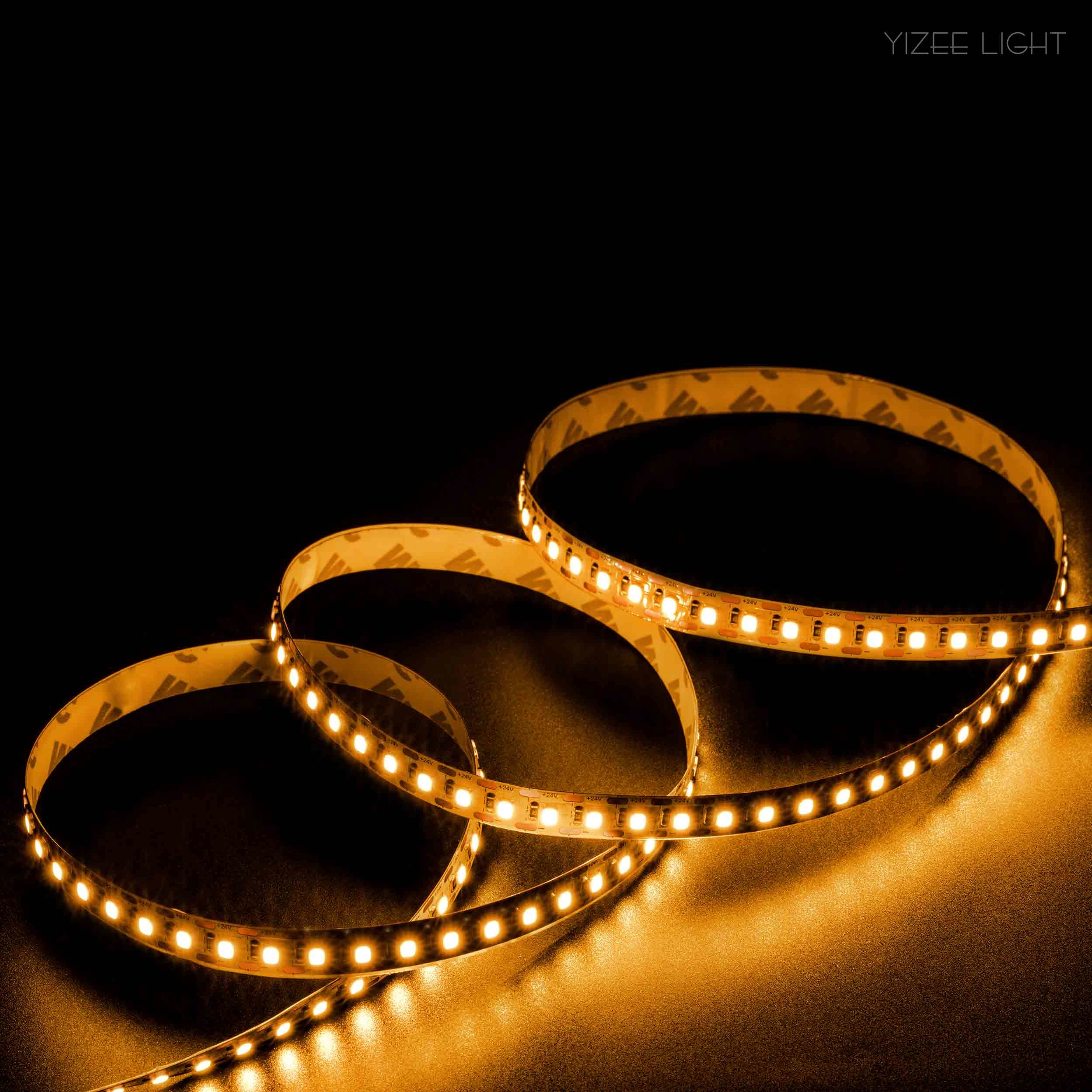 Short-Unit Flexible LED Strip 1 LEDs Per Cut 8mm 24V SMD2835 Led Cuttable Strip Lights