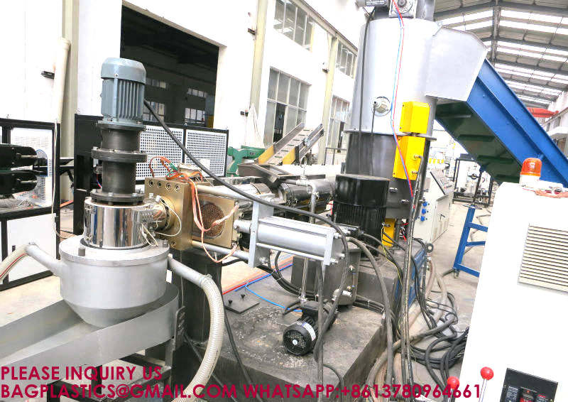 Double Stage Recycled PE PP HDPE LDPE Plastic Pelletizing Making Machine granulator