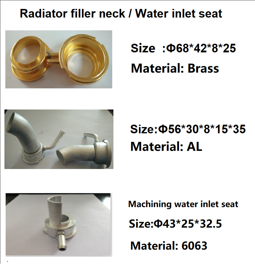 Radiator Water Inlet Seat Brass Automotive Metal Stamping