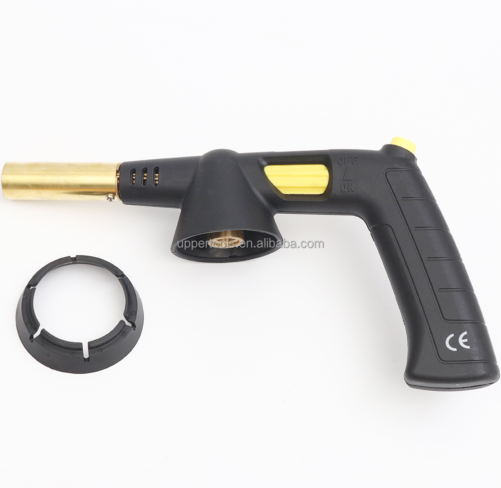 As shown Refillable Gas Heating Blow Torch Butane Flame Gun Welding Gas Torch BBQ Burner