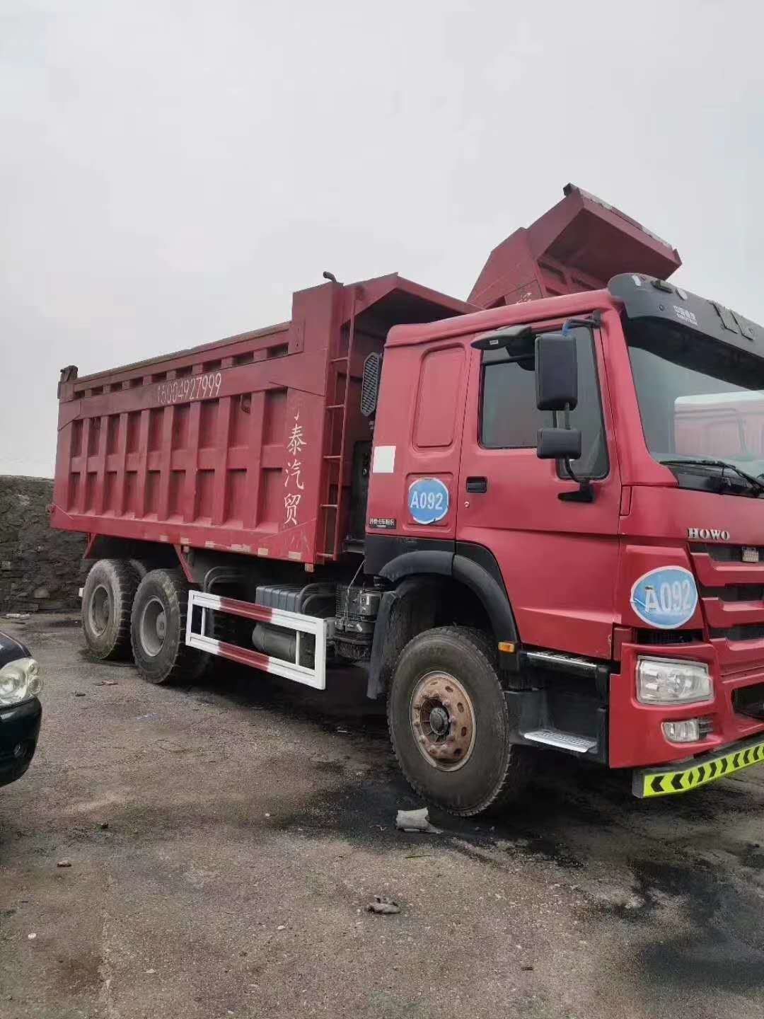 6*4 EURO III 1000Nm Used Dump Truck Diesel 375hp Left Hand Drive