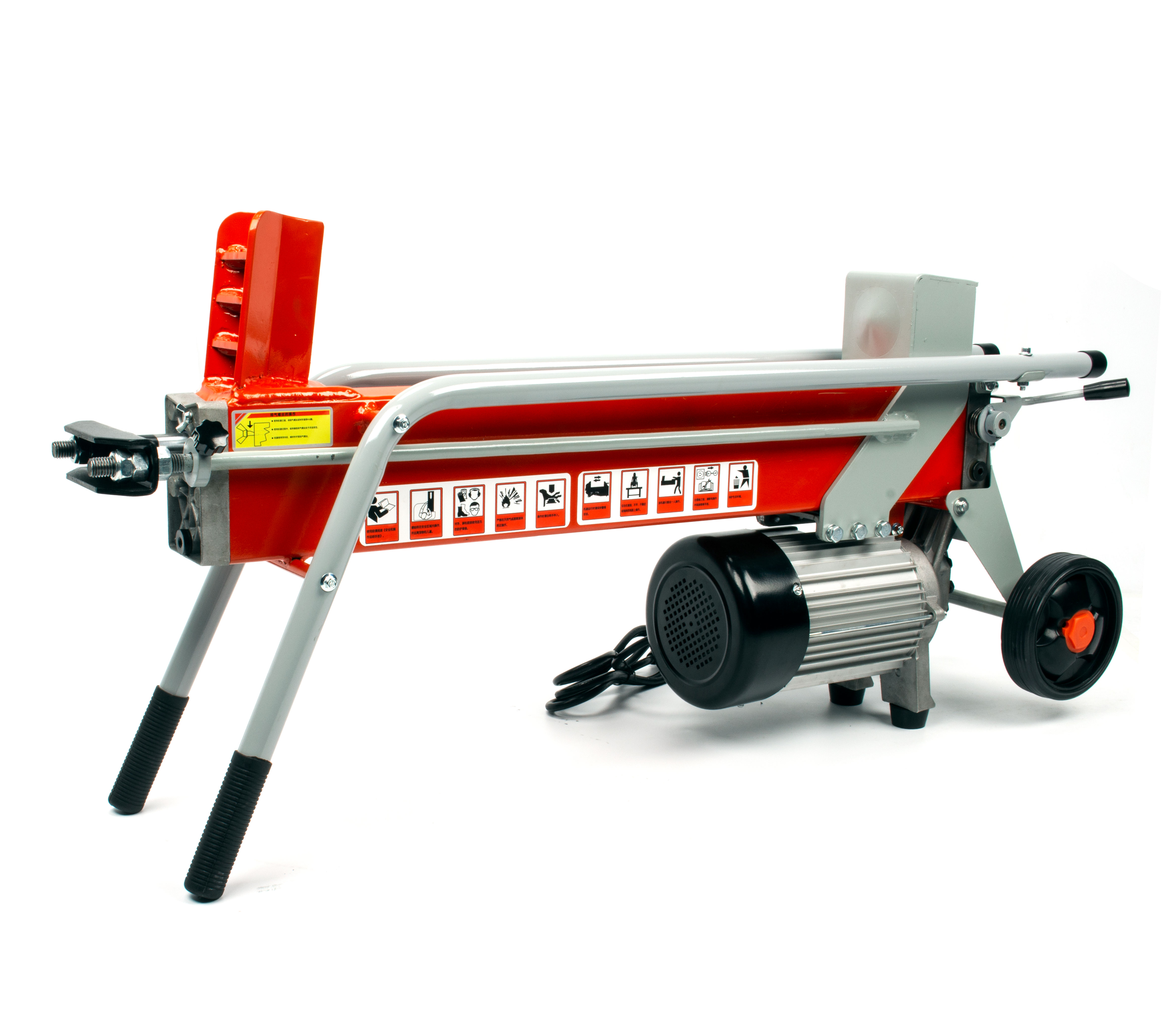 50 KG Gasoline Hydraulic Horizontal Wood Splitter Log Splitter Fire Wood Process
