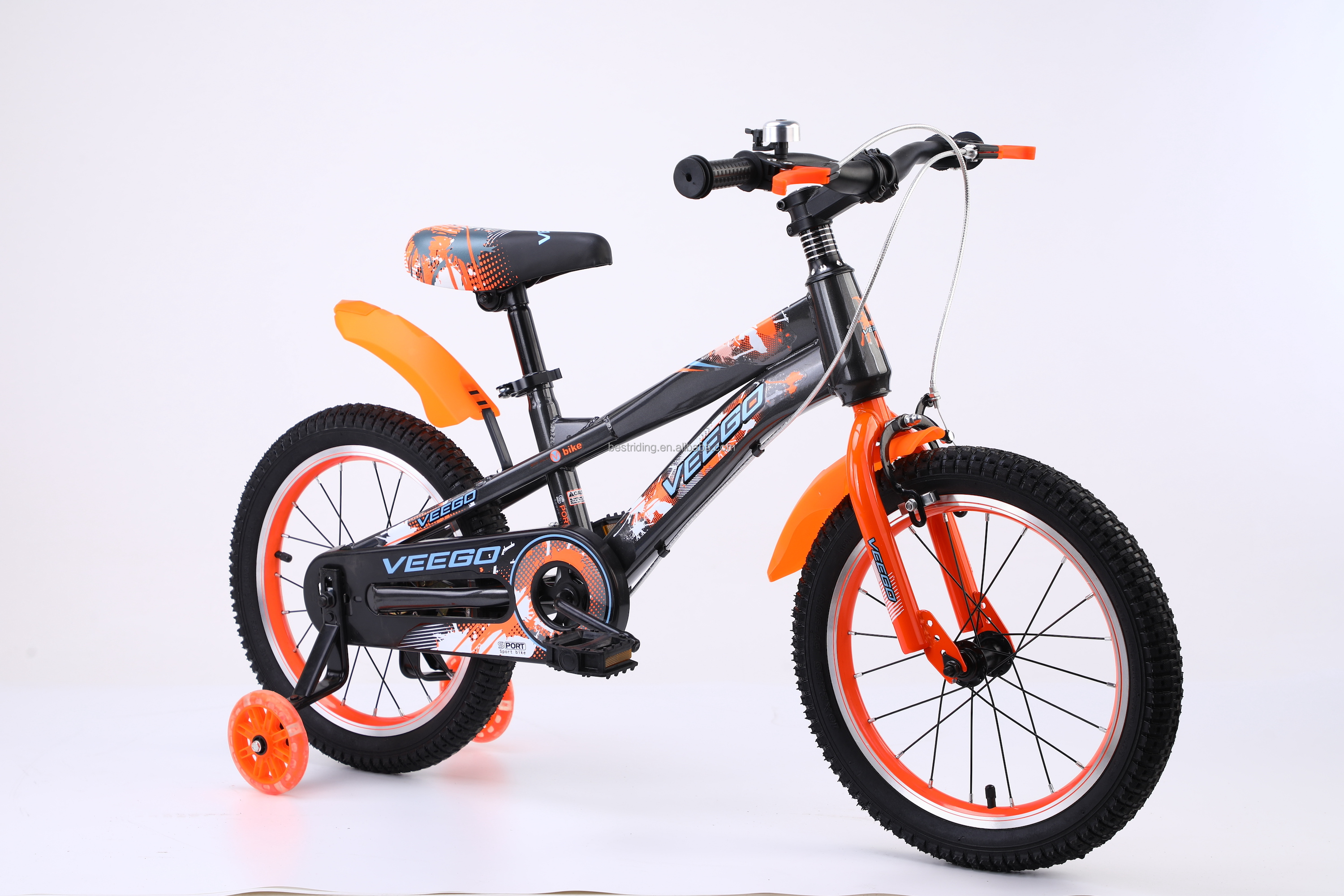 Ordinary Pedal Children Bike For 3-8 Years Kids 12 14 16 Inches NO Fork Suspension