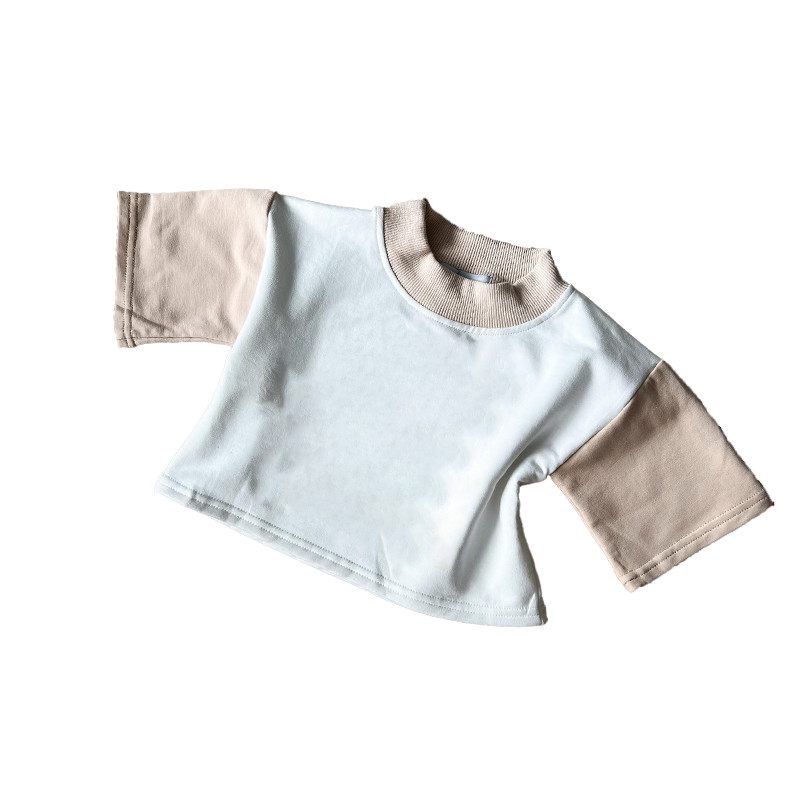 Babies Custom Made T Shirts Kids Casual French Terry Fabric
